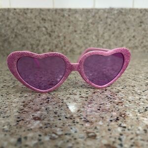 H&M Pink Heart-Shaped Kids Sunglasses